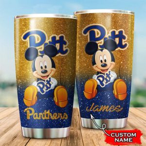 Pittsburgh Panthers Mickey Custom Name Tumbler TB0075