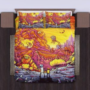Rick And Morty Bedding Set Duvet Cover Pillowcase