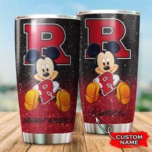 Rutgers Scarlet Knights Mickey Custom Name Tumbler TB0313
