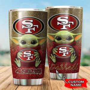 San Francisco 49Ers Yoda Custom Name Tumbler TB0415