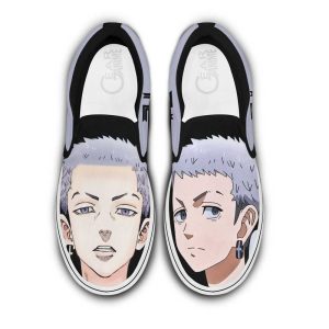 Takashi Mitsuya Slip On Shoes Custom Anime Tokyo Revengers Shoes