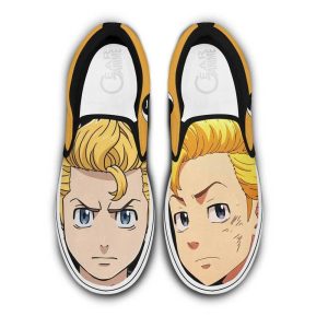 Takemichi Hanagaki Slip On Shoes Custom Anime Tokyo Revengers Shoes