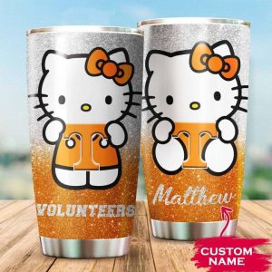 Tennessee Volunteers Hello Kitty Custom Name Tumbler TB0374