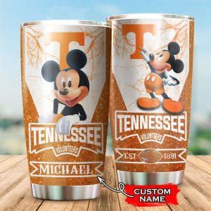 Tennessee Volunteers Tumbler Mickey Mouse NCAA Custom Name TB2285