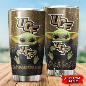 Ucf Knights Baby Yoda Custom Name Tumbler TB0593
