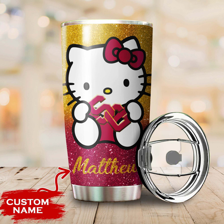 Usc-Trojans-Hello-Kitty-Custom-Name-Tumbler-TB0917-2
