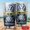 Volkswagen Baby Yoda Custom Name Tumbler TB0159