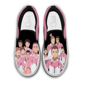 Wakutani Minami Slip On Shoes Custom Anime Haikyuu Shoes