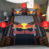 Red Bull Racing Bedding Set Duvet Cover Pillow Case