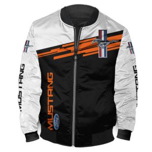 Bomber Jacket Ford Mustang 3D Spring Autumn Casual Jacket For Racer Biker BBJ3359