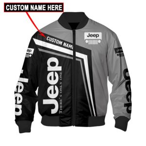 Custom Name Bomber Jacket Jeep 3D Spring Autumn Casual Jacket For Racer Biker BBJ3165