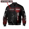 Custom Name Bomber Jacket Jeep 3D Spring Autumn Casual Jacket For Racer Biker BBJ3218