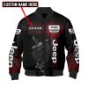 Custom Name Bomber Jacket Jeep 3D Spring Autumn Casual Jacket For Racer Biker BBJ3219