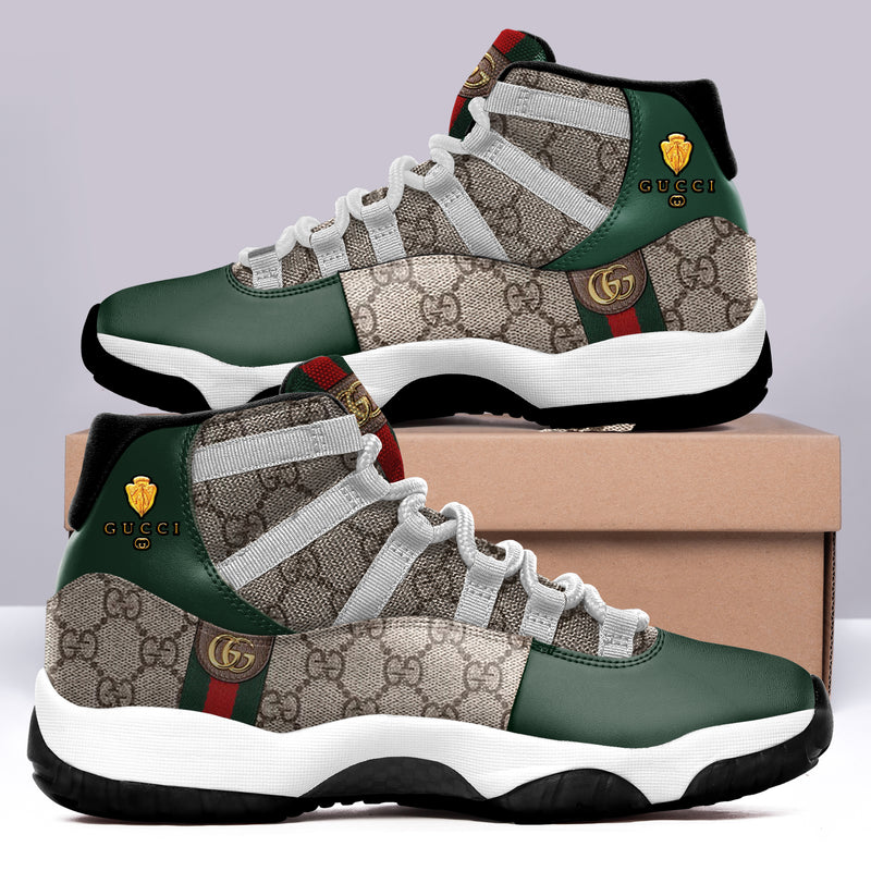 Gucci-Air-Jordan-11-Custom-Sneakers-Shoes-JD110263 Gucci Air Jordan 11 Custom Sneakers Shoes JD110263