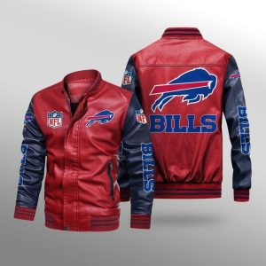 Buffalo Bills Leather Bomber Jacket CTLBJ170