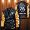 Canterbury Bankstown Bulldogs Leather Bomber Jacket CTLBJ128