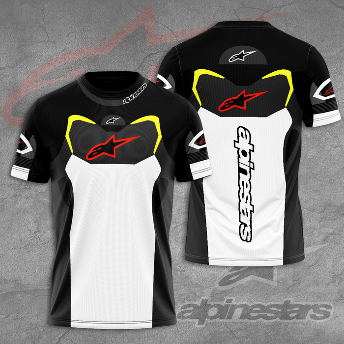 Dainese-Alpinestars-Unisex-3D-T-Shirt-TGI623 Dainese Alpinestars Unisex 3D T-Shirt TGI623
