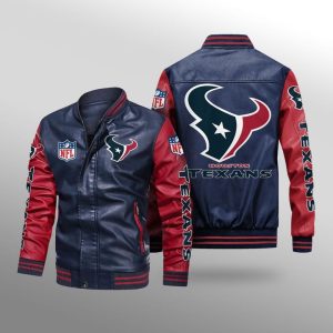 Houston Texans Leather Bomber Jacket CTLBJ204