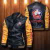 Losc Lille Leather Bomber Jacket  CTLBJ080