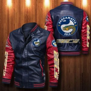 Parramatta Eels Leather Bomber Jacket CTLBJ127