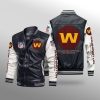 Washington Football Team Leather Bomber Jacket  CTLBJ193