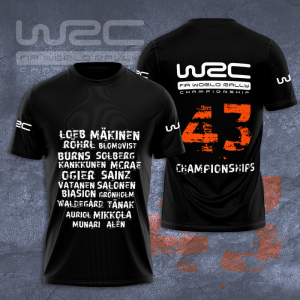 World Rally Championship Unisex 3D T-Shirt TGI648