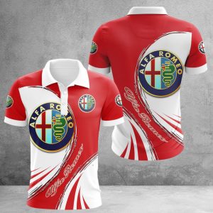 Alfa Romeo Polo Shirt Golf Shirt 3D PLS2467