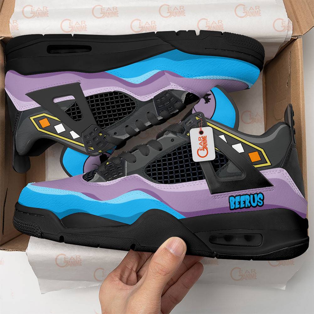 Beerus-Anime-Jordan-4-Sneakers-Custom-Personalized-Shoes-JD516-1