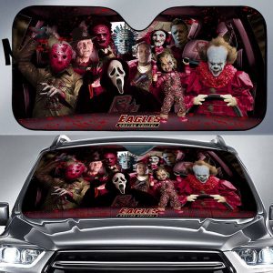 Boston College Eagles NCAA Halloween Car Sun Shade CSS0616