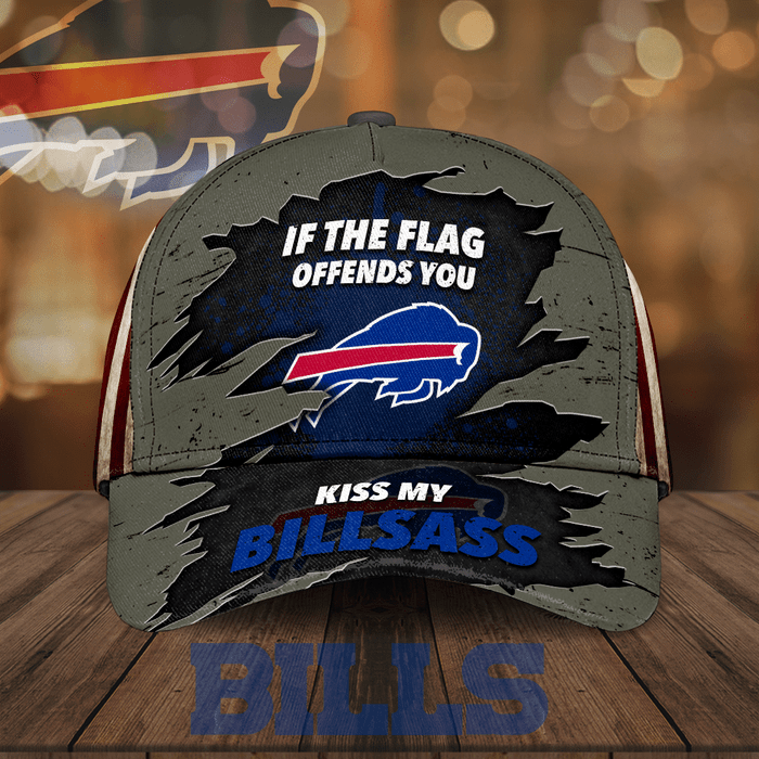 Buffalo-Bills-If-The-Flag-Offends-You-Kiss-My-Billsass-3D-Classic-Baseball-CapHat-CGI2119 Buffalo Bills If The Flag Offends You Kiss My Billsass 3D Classic Baseball Cap/Hat CGI2119