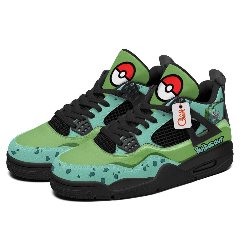 Bulbasaur-Anime-Jordan-4-Sneakers-Custom-Personalized-Shoes-JD519-2