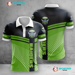 Canberra Raiders Polo Shirt Golf Shirt 3D PLS1511