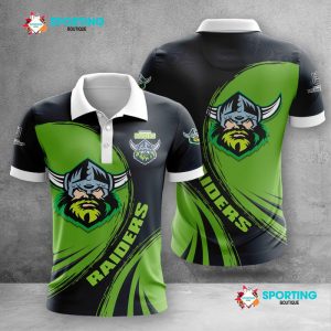 Canberra Raiders Polo Shirt Golf Shirt 3D PLS2094