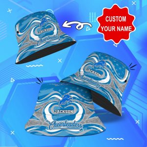 Detroit Lions NFL Bucket Hat Personalized SBH236