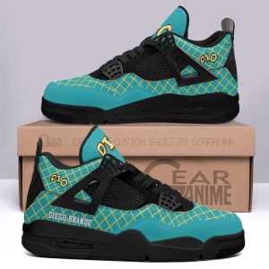 Diego Brando Jordan 4 Sneakers Anime Personalized Shoes JD365