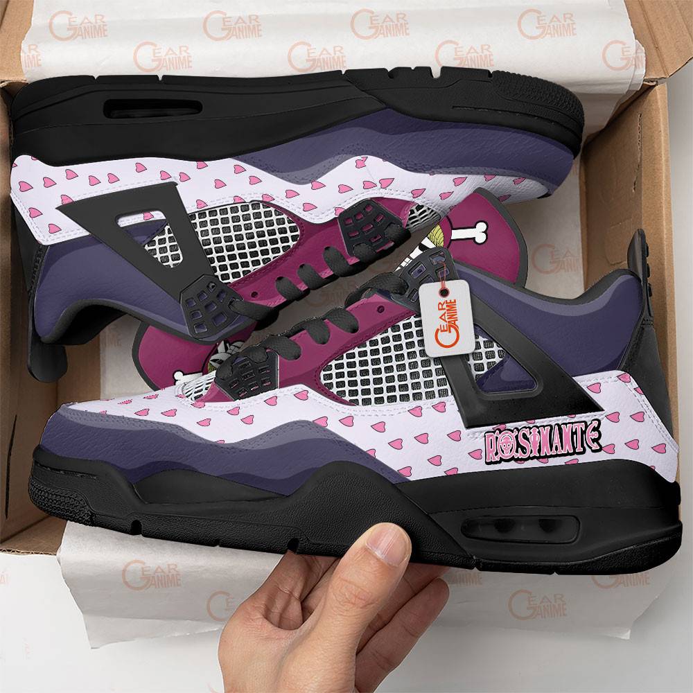 Donquixote-Rosinante-Jordan-4-Sneakers-Anime-Personalized-Shoes-JD253-1