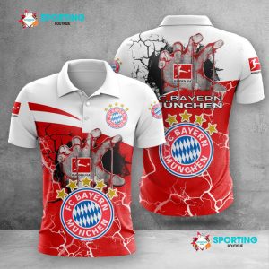 FC Bayern Munchen Polo Shirt Golf Shirt 3D PLS1193