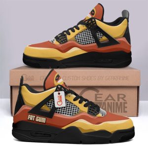 Fat Gum Jordan 4 Sneakers MHA Anime Personalized Shoes JD324