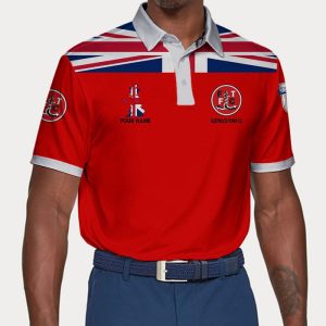Fleetwood Town F.C Polo Shirt Golf Shirt 3D PLS1887