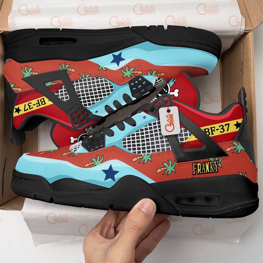 Franky-Jordan-4-Sneakers-Anime-Personalized-Shoes-JD221-1