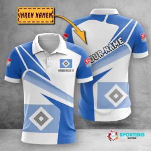 Hamburger SV Polo Shirt Golf Shirt 3D PLS485