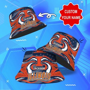 Illinois Fighting Illini NCAA Bucket Hat Personalized SBH318