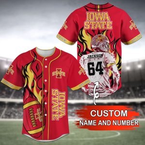 Iowa State Cyclones NCAA Baseball Jersey Personalized 2023 BJ2478