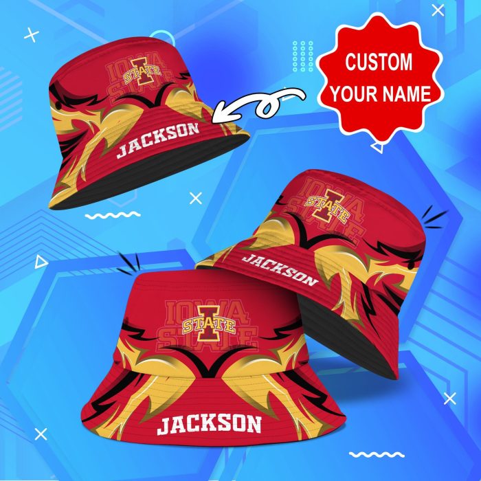 Iowa State Cyclones NCAA Bucket Hat Personalized SBH330