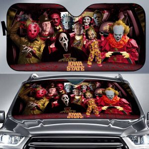 Iowa State Cyclones NCAA Halloween Car Sun Shade CSS0547