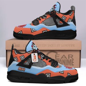 Jinbe Jordan 4 Sneakers Anime Personalized Shoes JD465