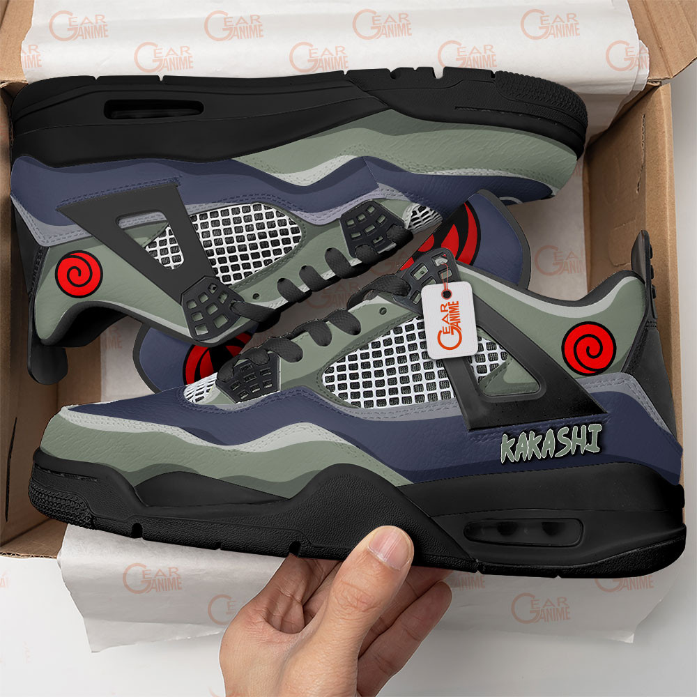 Kakashi-Hatake-Jordan-4-Sneakers-Personalized-Anime-Shoes-JD564-1