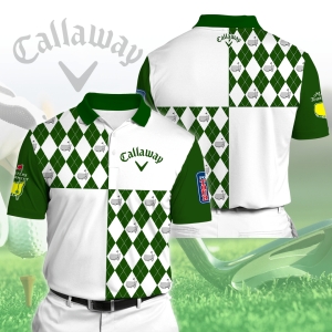 Masters Tournament Callaway Polo Shirt Golf Shirt 3D PLS305