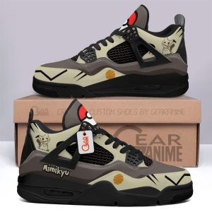 Mimikyu Anime Jordan 4 Sneakers Custom Personalized Shoes JD349