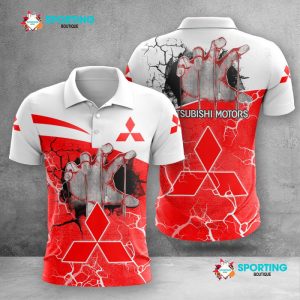 Mitsubishi Polo Shirt Golf Shirt 3D PLS1008